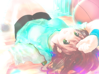 Girl basketball fishnets anime pool - the floor free wallpaper