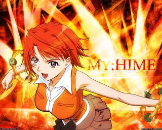 Eizan kikukawa dancing fire embers - an anime drawing free wallpaper