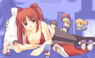 Anime giantess massurrealism puzzle girls - many free wallpaper