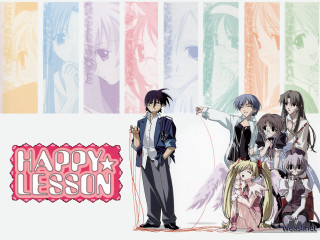 Anime group happy lesson rayonism - happy free wallpaper