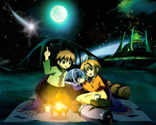 Moonlight couple rug night astronaut - a full moon in the background free wallpaper