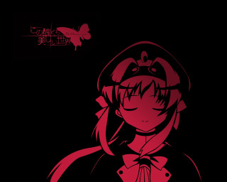 Girl bowtie hoodie distant smile - promotional image free wallpaper for desktop