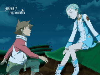 Moon astronaut aurora sitting starry - full free wallpaper