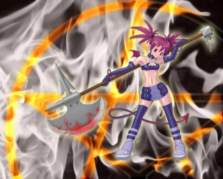 Cartoon axe fire demon yandere - gapmoe yandere grimdark free wallpaper