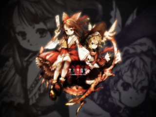 Anime demon girls sword rayonism - a sword free wallpaper for desktop