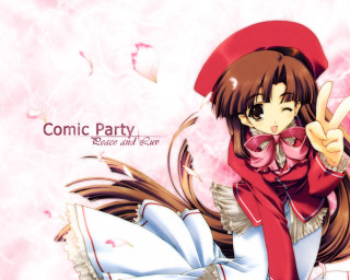 Girl redhat redscarf peacesign anime - a red hat free wallpaper