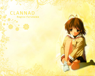 Anime girl sitting kyoto uniform - remodernism free wallpaper