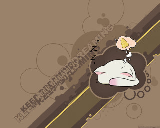 Cartoon flower head brown gold - a brown background free wallpaper