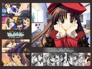 Long haired girl red hat - a red hat free wallpaper
