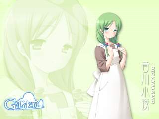 Girl white dress green apple - a white dress holding free wallpaper