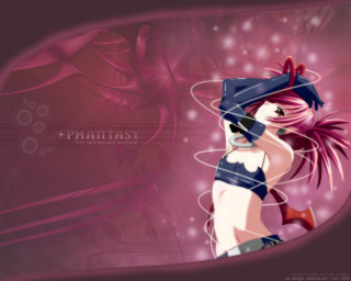 Pink hair demon girl wings - plasticien free wallpaper