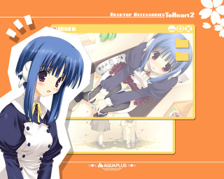 Blue haired girl dress screen - a screen free wallpaper
