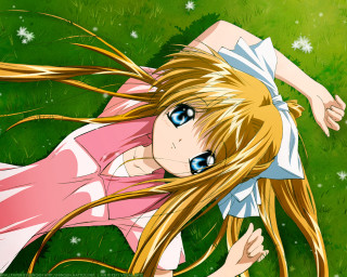 Girl long hair blue eyes 18 - net art free wallpaper