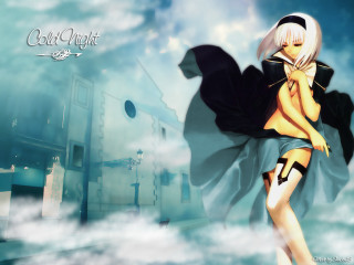 Flying woman gothic anime matte - gothic free wallpaper