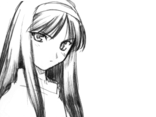 Ayako rokkaku anime style girl - context art free wallpaper