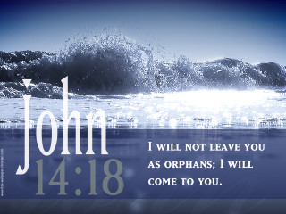 Wave crashing beach bible verse - below free wallpaper