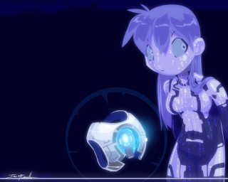Glowing hologram eve rider slime - glowing free wallpaper for desktop