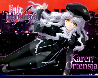 White haired anime flying knife - a anime character free wallpaper
