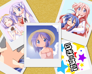 Anime girls hat cowboy dress - net art free wallpaper