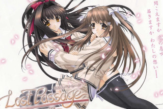 Ai mitsu sisters hug cherry - promotional image free wallpaper