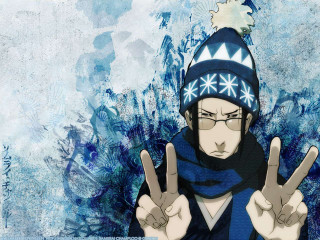 Man hat scarf peace sign 2 - a hat and scarf free wallpaper