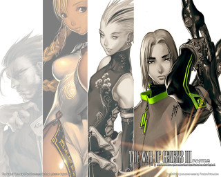 World fantasy characters guns armor - their back free wallpaper