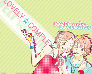 Lovely candy siblings smile polka - a banner in the background free wallpaper