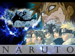 Anime group naruto poster blonde - visual art free wallpaper