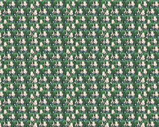 Green hair people flower garden - 2 d sprite free wallpaper