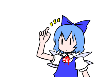 Girl blue hair bow knife - flat free wallpaper