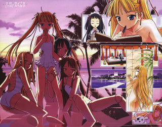 Beach girls laptop background blonde - a group of girls free wallpaper