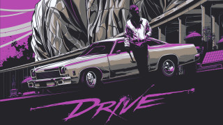 Man car rock purple drive - a car in front free wallpaper