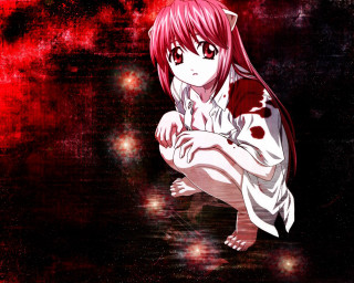 Pink haired girl cat ears 4 - a floor free wallpaper