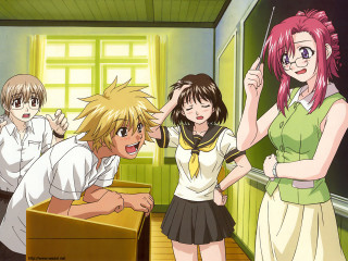 Eizan kikukawa school uniform classroom - a group of people free wallpaper