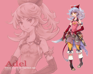 Girl cat ears pink smile - inspired free wallpaper