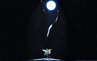Couple standing moonlight starry sky - a couple of people free wallpaper for desktop