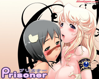 Cartoon hugging women blackwhite swirls - a background free wallpaper