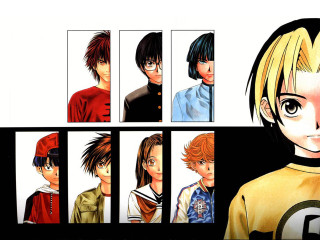 Blonde black anime group manga - different free wallpaper