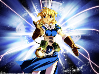 Woman blue dress lightsaber lightball - a light saber free wallpaper