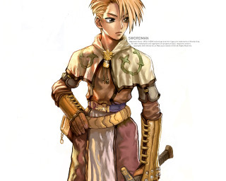 Man costume sword glove blonde - a man in a costume holding free wallpaper
