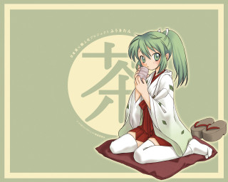 Chizuko yoshida ukiyo e miko - a pillow free wallpaper