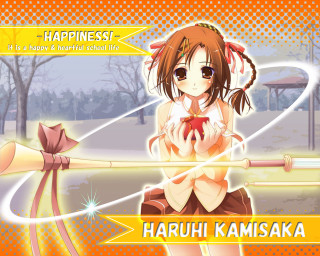 Happiness schoolgirl baseball bat gift - awataguchi takamitsu free wallpaper