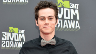 Man bowtie pose picture wall - free dark wallpaper