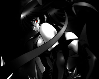 Gothic aya goda yandere demon - a red eye free wallpaper