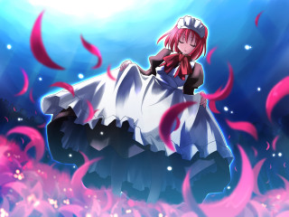Woman dress rock redribbon hat - a white hat free wallpaper
