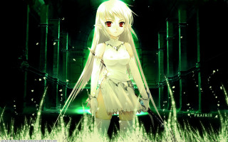 Anime girl white dress elf - a white dress free wallpaper