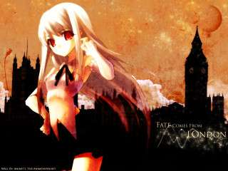 Gothic anime vampire city skyline - ufotable free wallpaper