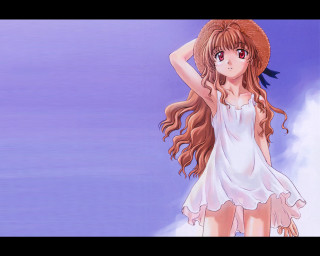 Girl hat dress clouds kyoto - the cloud free wallpaper