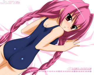 Pink haired girl pony tail - pink hair free wallpaper