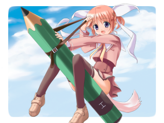 Girl pinkdress giantpencil animalears mangadrawings - a pink dress free wallpaper